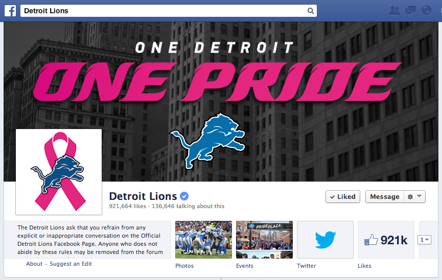 facebook cover photo for breast cancer awareness